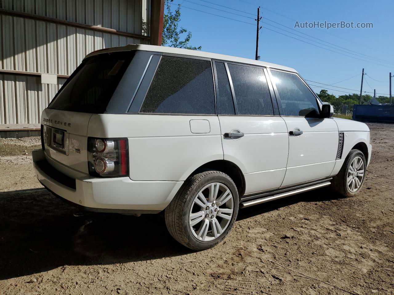 2011 Land Rover Range Rover Hse Luxury White vin: SALMF1D48BA356317
