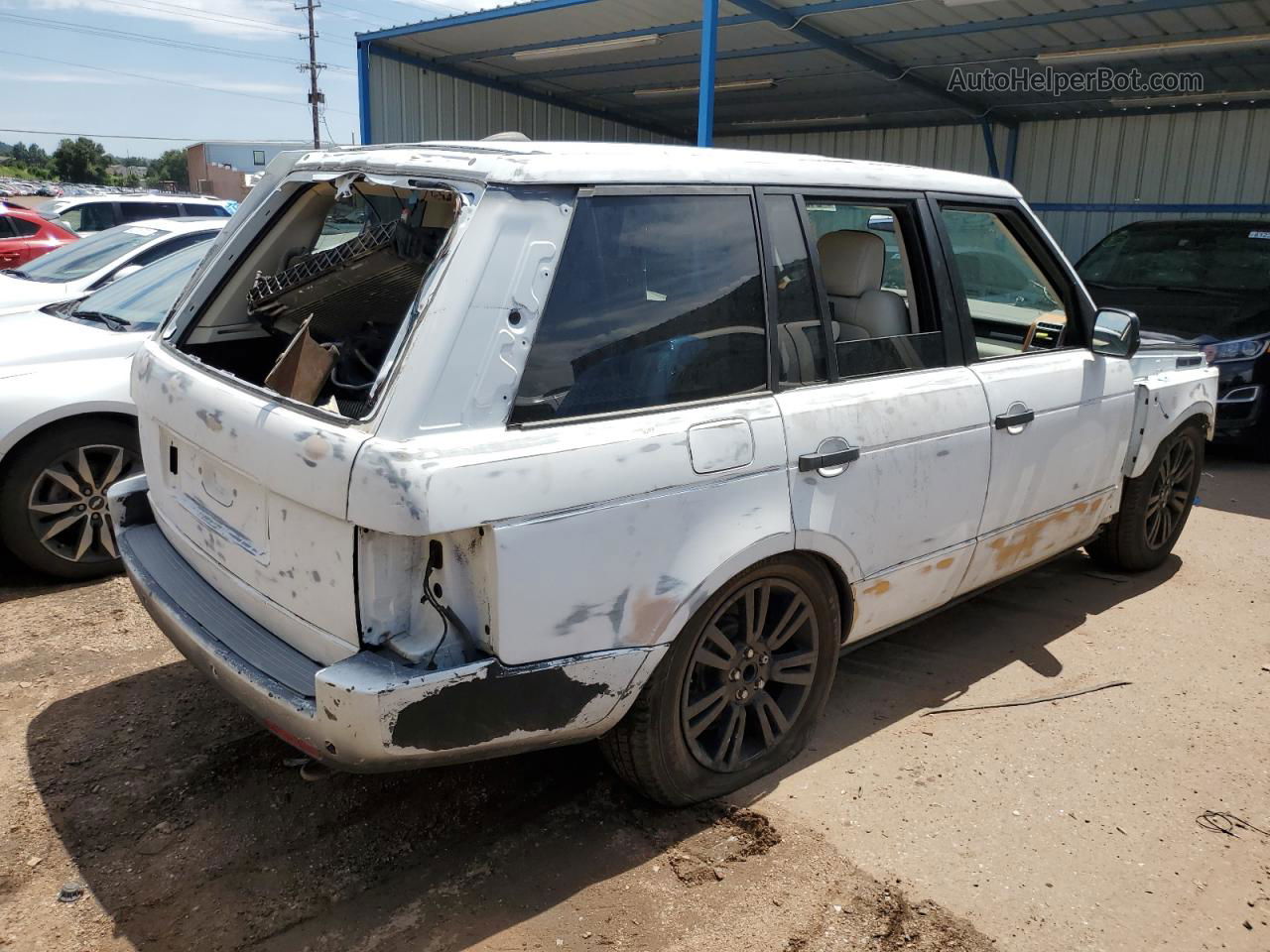 2011 Land Rover Range Rover Hse Luxury White vin: SALMF1D49BA331507