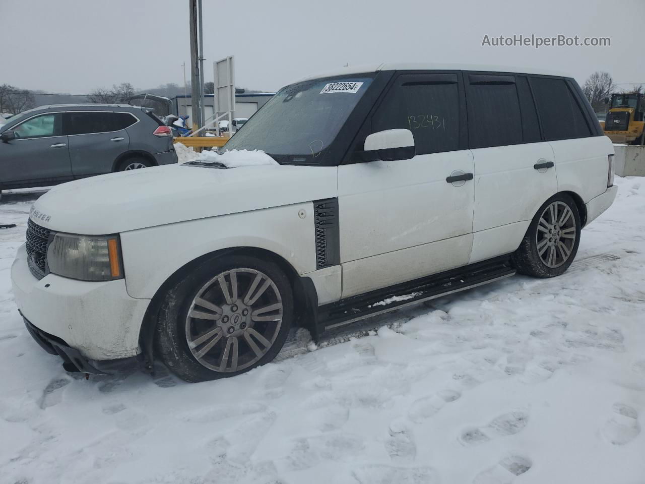 2011 Land Rover Range Rover Hse Luxury Белый vin: SALMF1D49BA345472