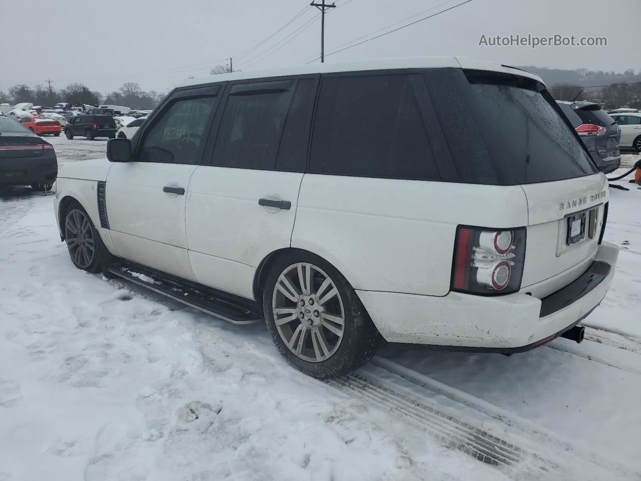 2011 Land Rover Range Rover Hse Luxury Белый vin: SALMF1D49BA345472