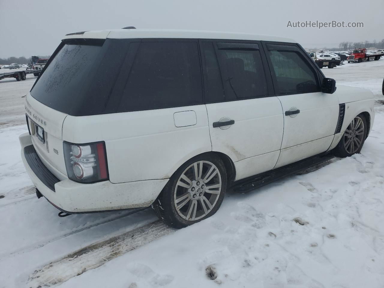 2011 Land Rover Range Rover Hse Luxury White vin: SALMF1D49BA345472