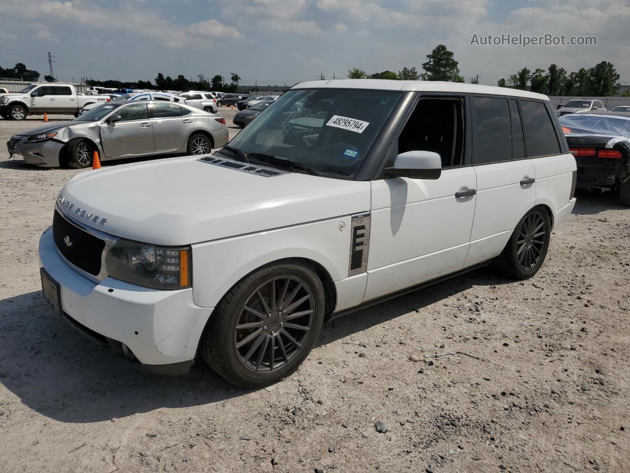 2011 Land Rover Range Rover Hse Luxury White vin: SALMF1D49BA357363