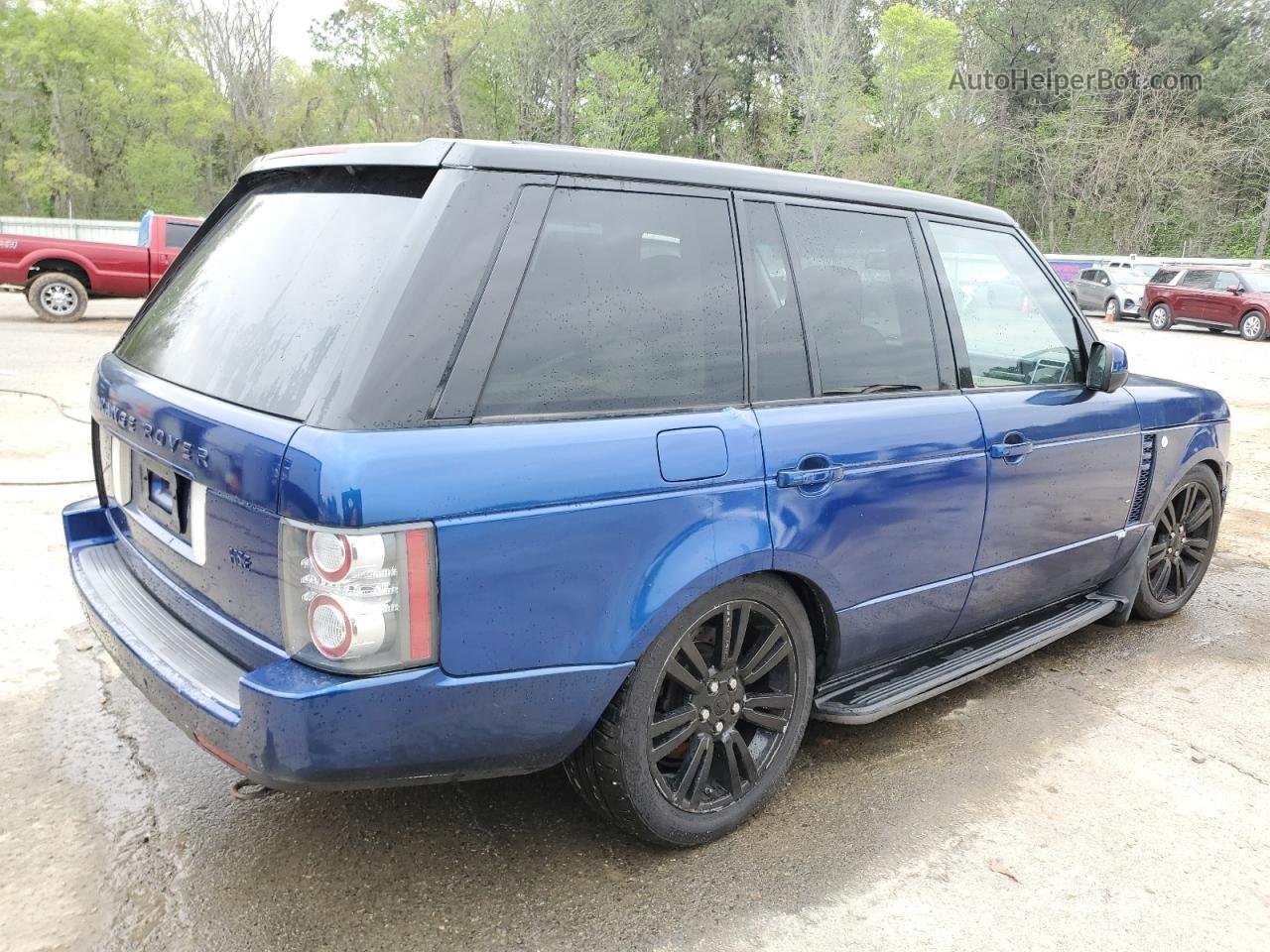 2011 Land Rover Range Rover Hse Luxury Blue vin: SALMF1D4XBA337977