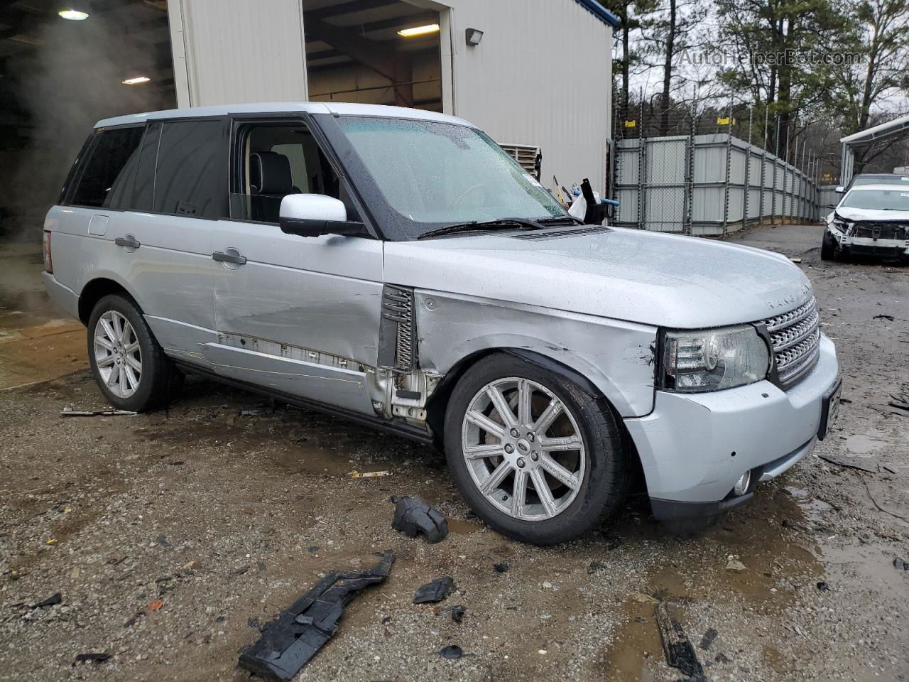 2011 Land Rover Range Rover Hse Luxury Silver vin: SALMF1E41BA350180