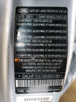 2011 Land Rover Range Rover Hse Luxury Серебряный vin: SALMF1E41BA350180