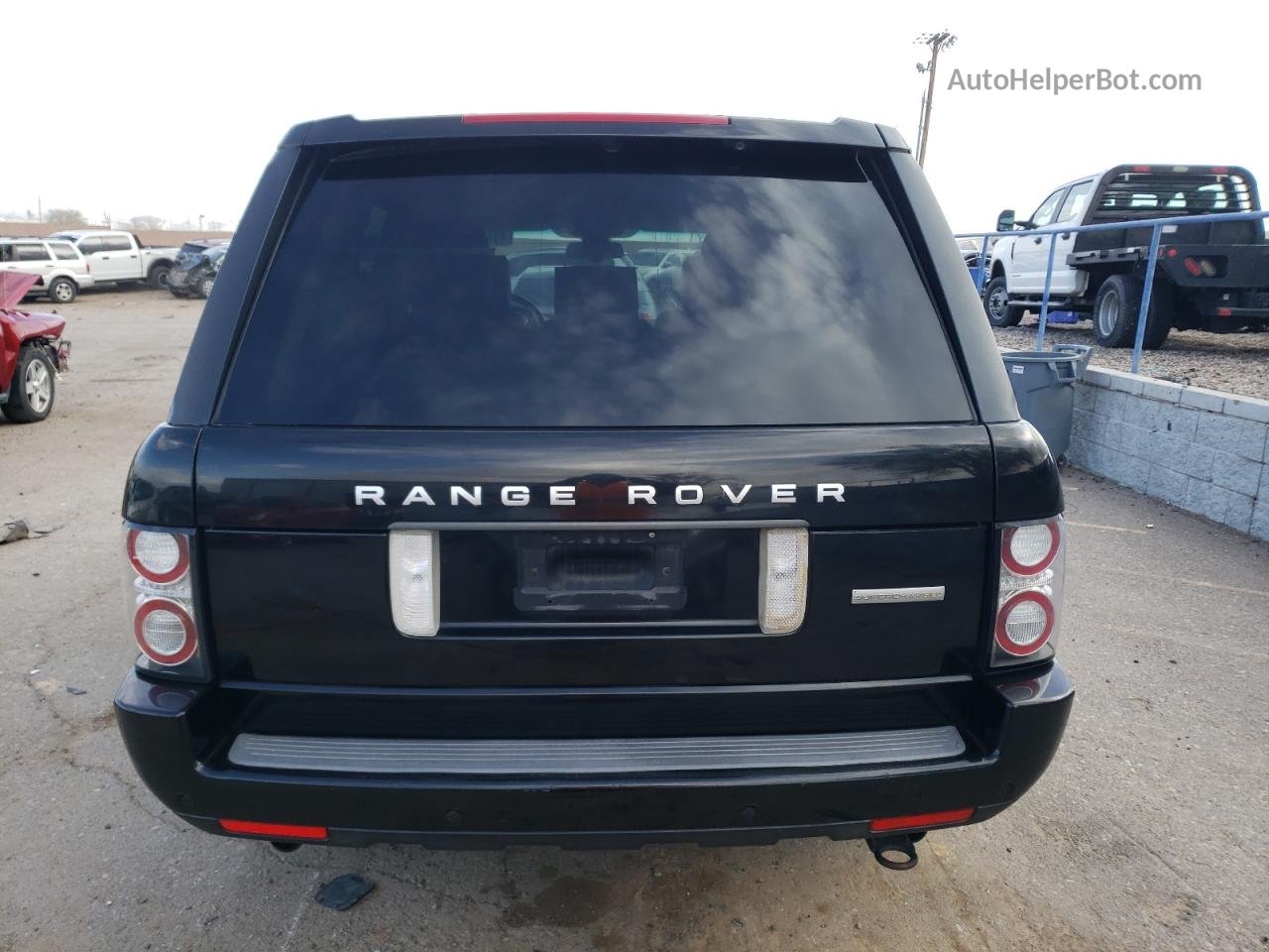 2011 Land Rover Range Rover Hse Luxury Черный vin: SALMF1E43BA330402