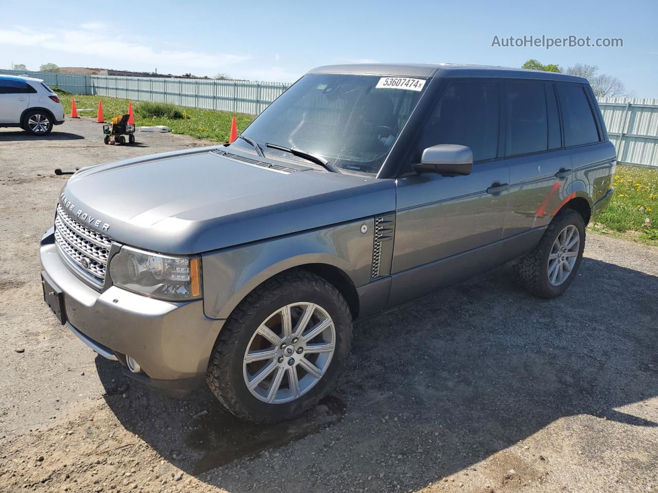 2011 Land Rover Range Rover Hse Luxury Gray vin: SALMF1E45BA343023