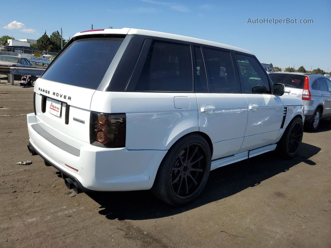 2011 Land Rover Range Rover Hse Luxury White vin: SALMF1E46BA357805