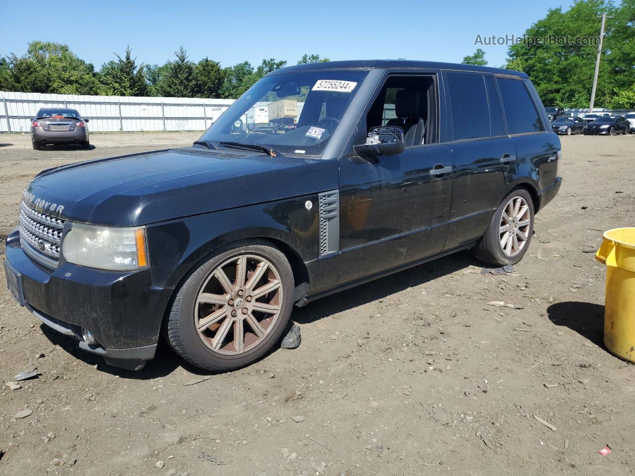 2011 Land Rover Range Rover Hse Luxury Black vin: SALMF1E47BA329611