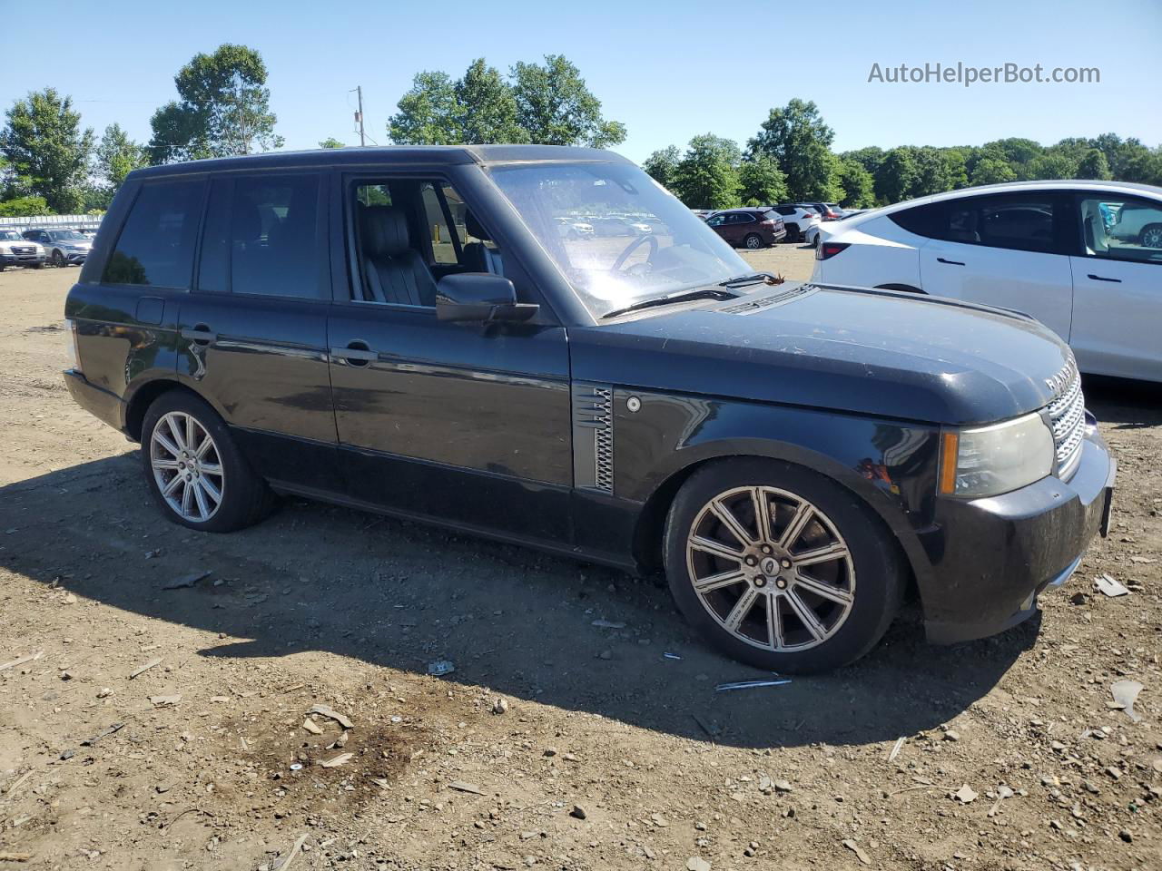 2011 Land Rover Range Rover Hse Luxury Черный vin: SALMF1E47BA329611