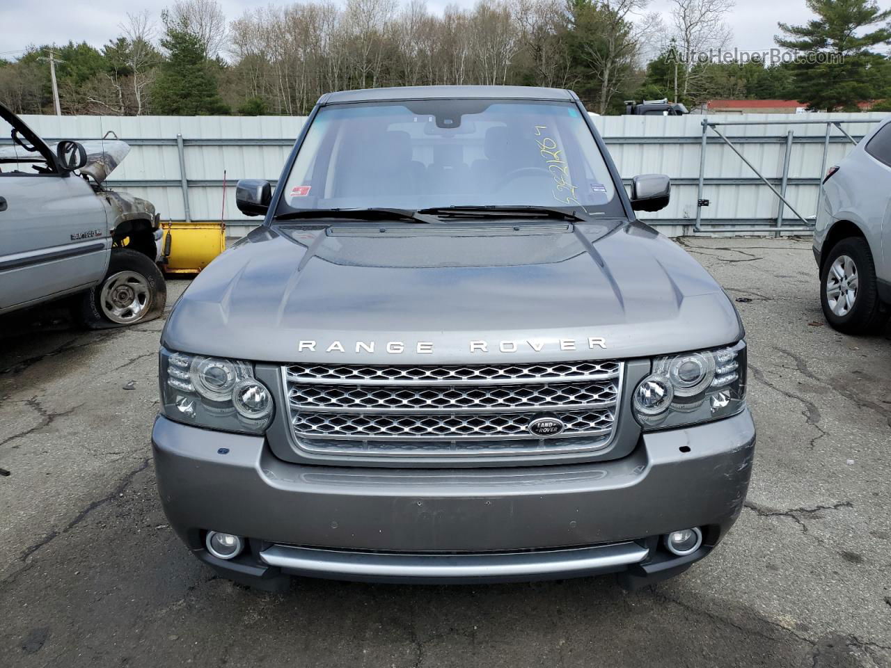 2011 Land Rover Range Rover Hse Luxury Gray vin: SALMF1E4XBA351005