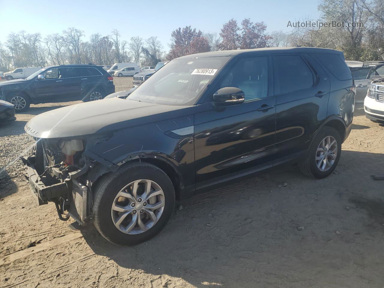 2019 Land Rover Discovery Se Черный vin: SALRG2RV4KA093592