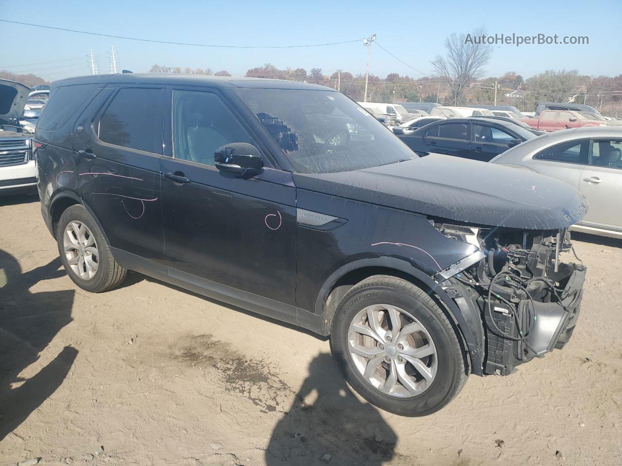 2019 Land Rover Discovery Se Black vin: SALRG2RV4KA093592