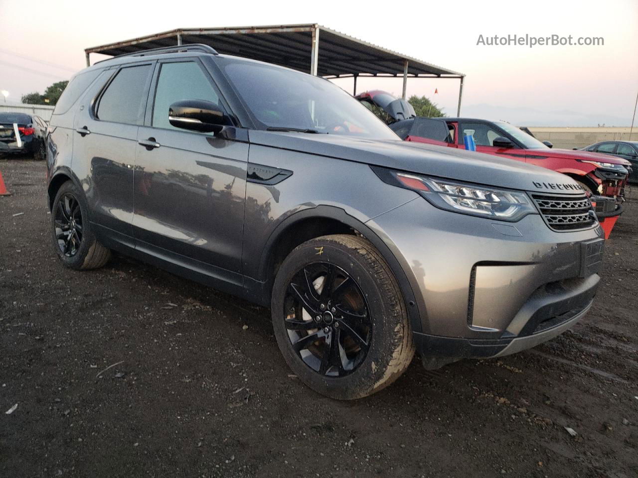 2019 Land Rover Discovery Se Gray vin: SALRG2RV5K2407390