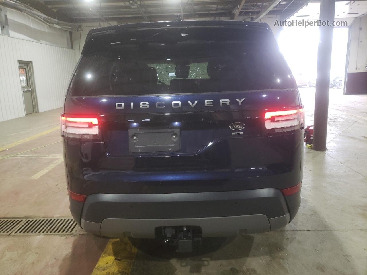 2019 Land Rover Discovery Se Синий vin: SALRG2RV7KA096373