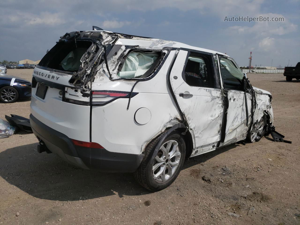 2019 Land Rover Discovery Se White vin: SALRG2RVXKA094679