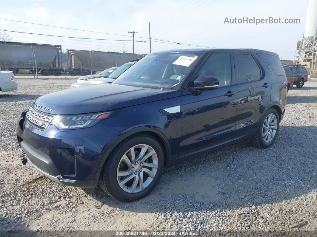 2019 Land Rover Discovery Hse Dark Blue vin: SALRR2RK1K2402834