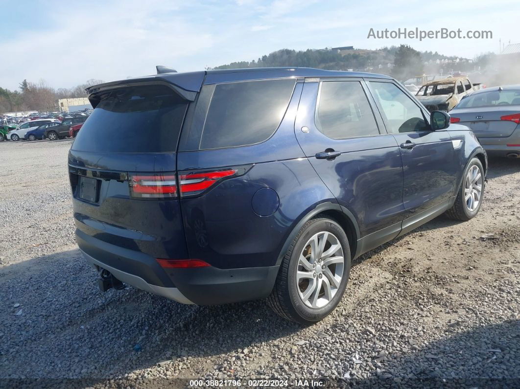 2019 Land Rover Discovery Hse Dark Blue vin: SALRR2RK1K2402834