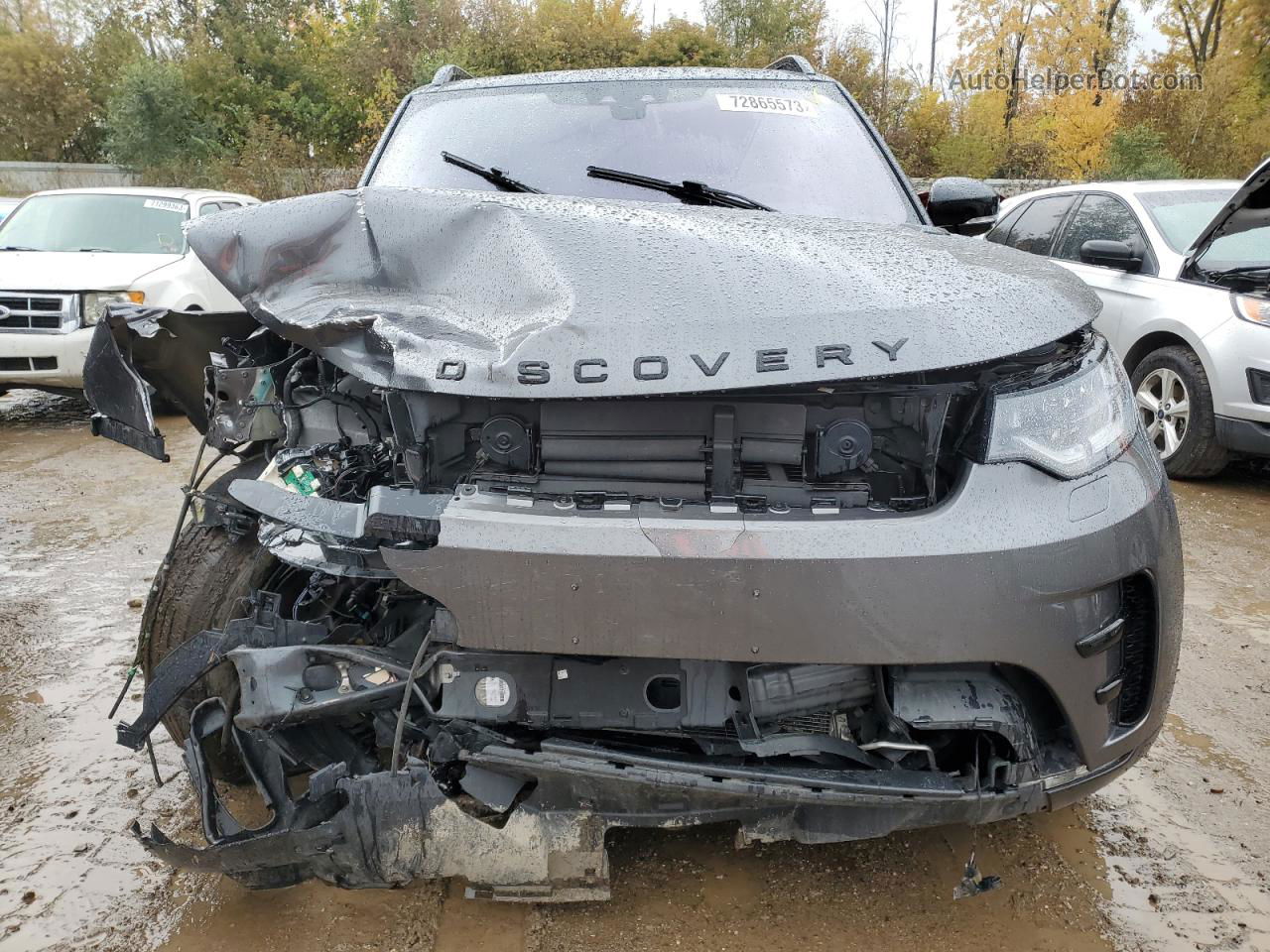 2019 Land Rover Discovery Hse Серый vin: SALRR2RK2KA087998