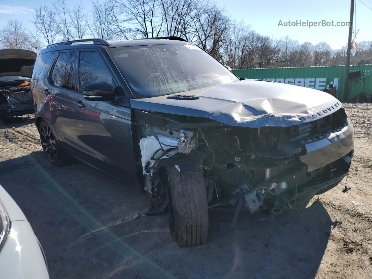 2019 Land Rover Discovery Hse Серый vin: SALRR2RK2KA087998