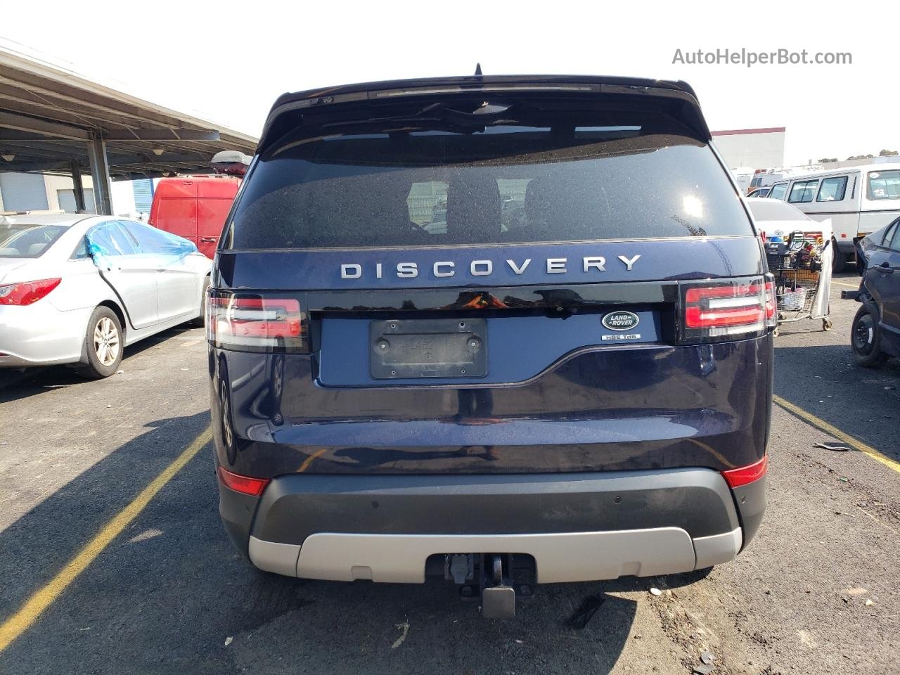 2019 Land Rover Discovery Hse Синий vin: SALRR2RKXKA085318