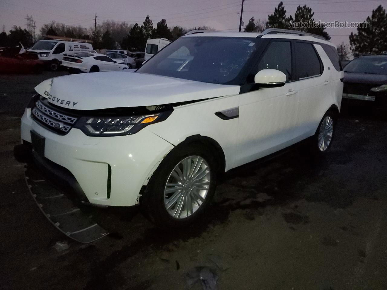 2019 Land Rover Discovery Hse White vin: SALRR2RV0K2401507