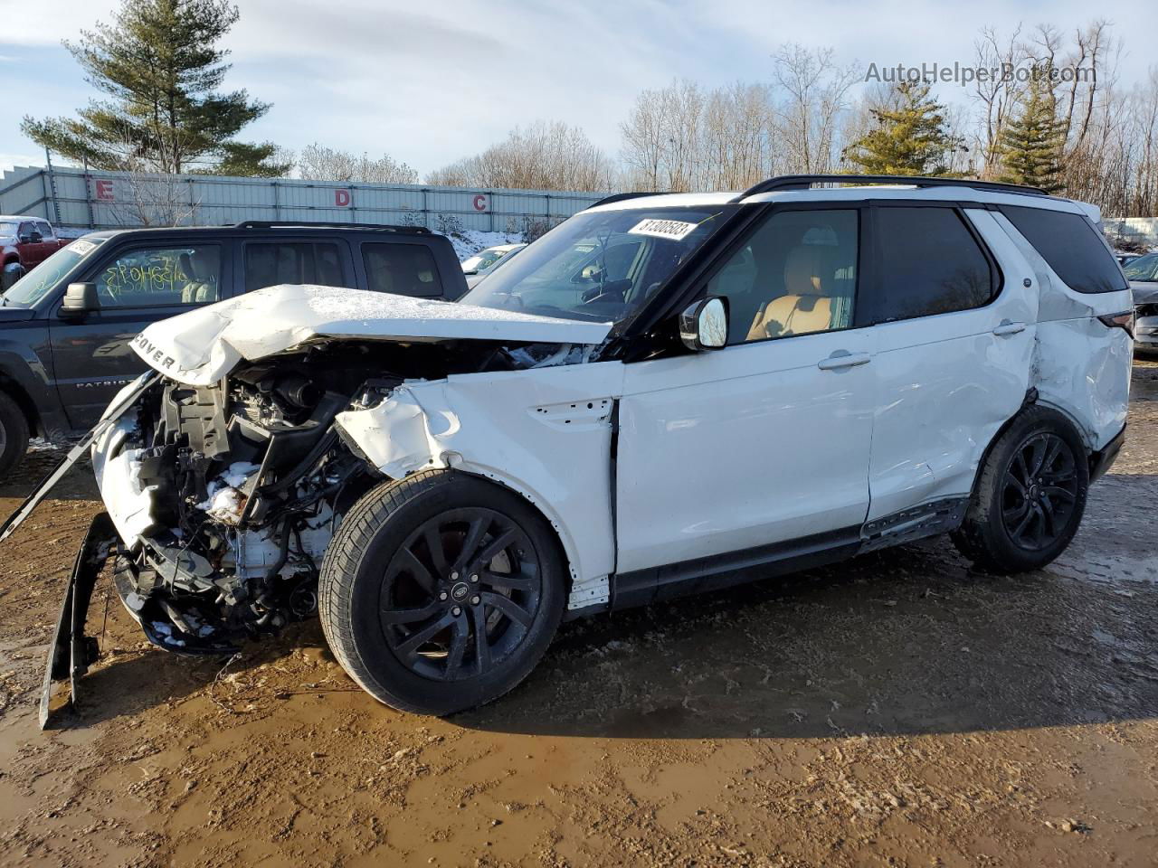 2019 Land Rover Discovery Hse White vin: SALRR2RV1K2402083