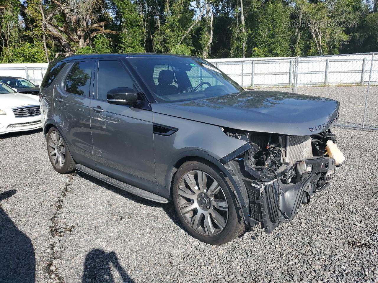 2019 Land Rover Discovery Hse Gray vin: SALRR2RV2KA086523