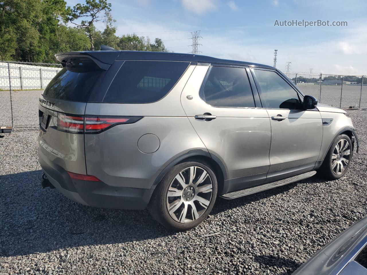 2019 Land Rover Discovery Hse Серый vin: SALRR2RV2KA086523