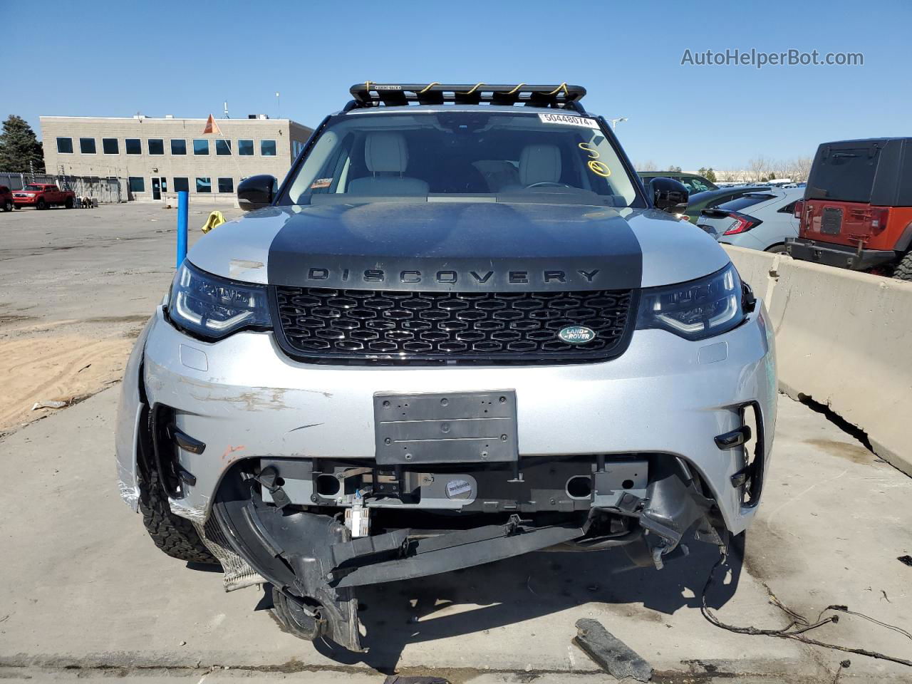 2019 Land Rover Discovery Hse Silver vin: SALRR2RV3K2402179