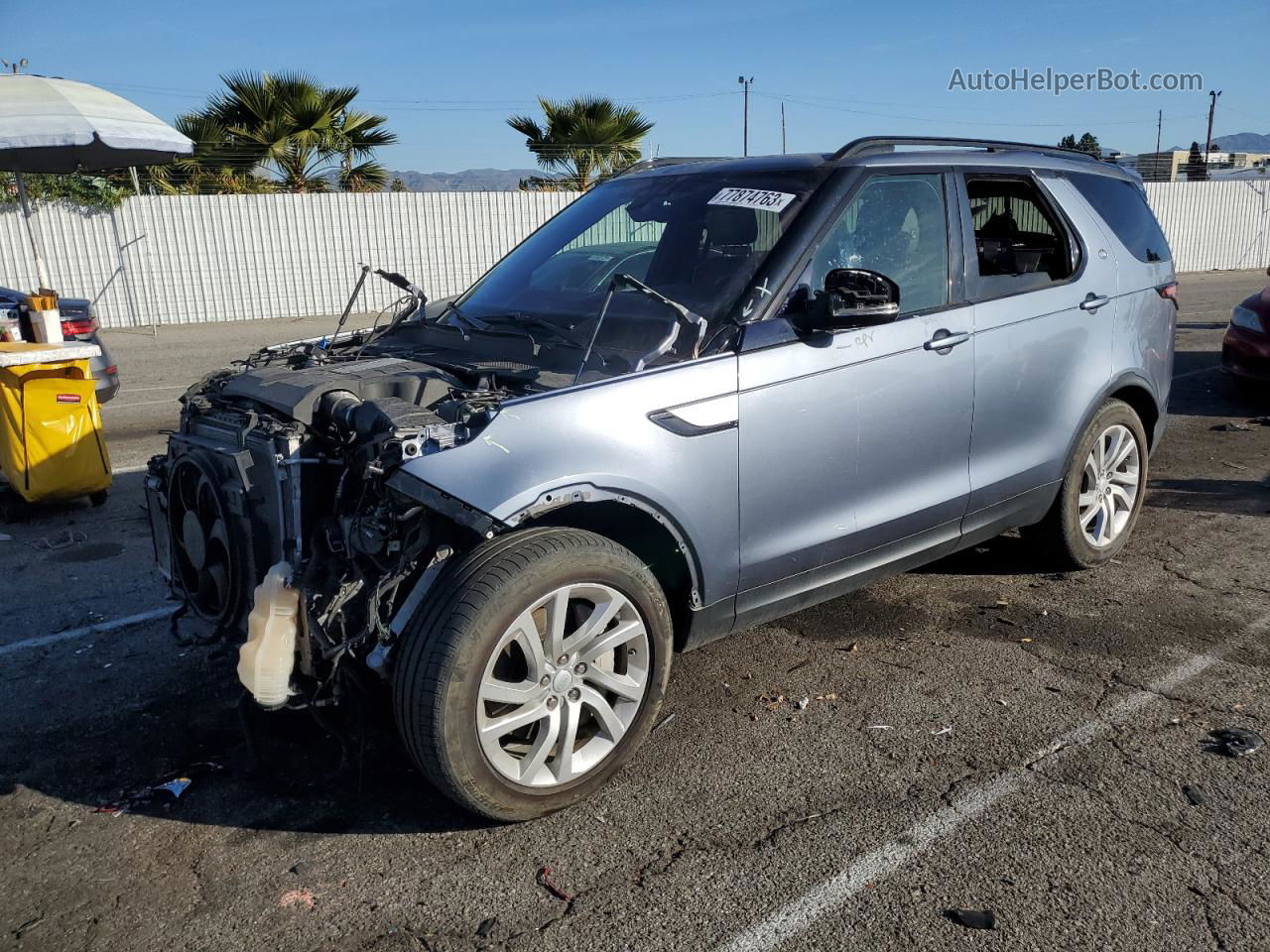 2019 Land Rover Discovery Hse Blue vin: SALRR2RV8K2412772