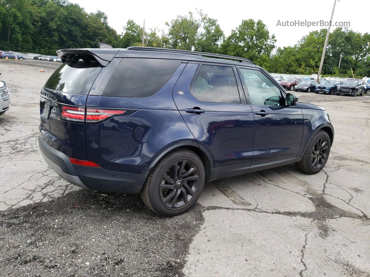 2019 Land Rover Discovery Hse Blue vin: SALRR2RV8KA096148