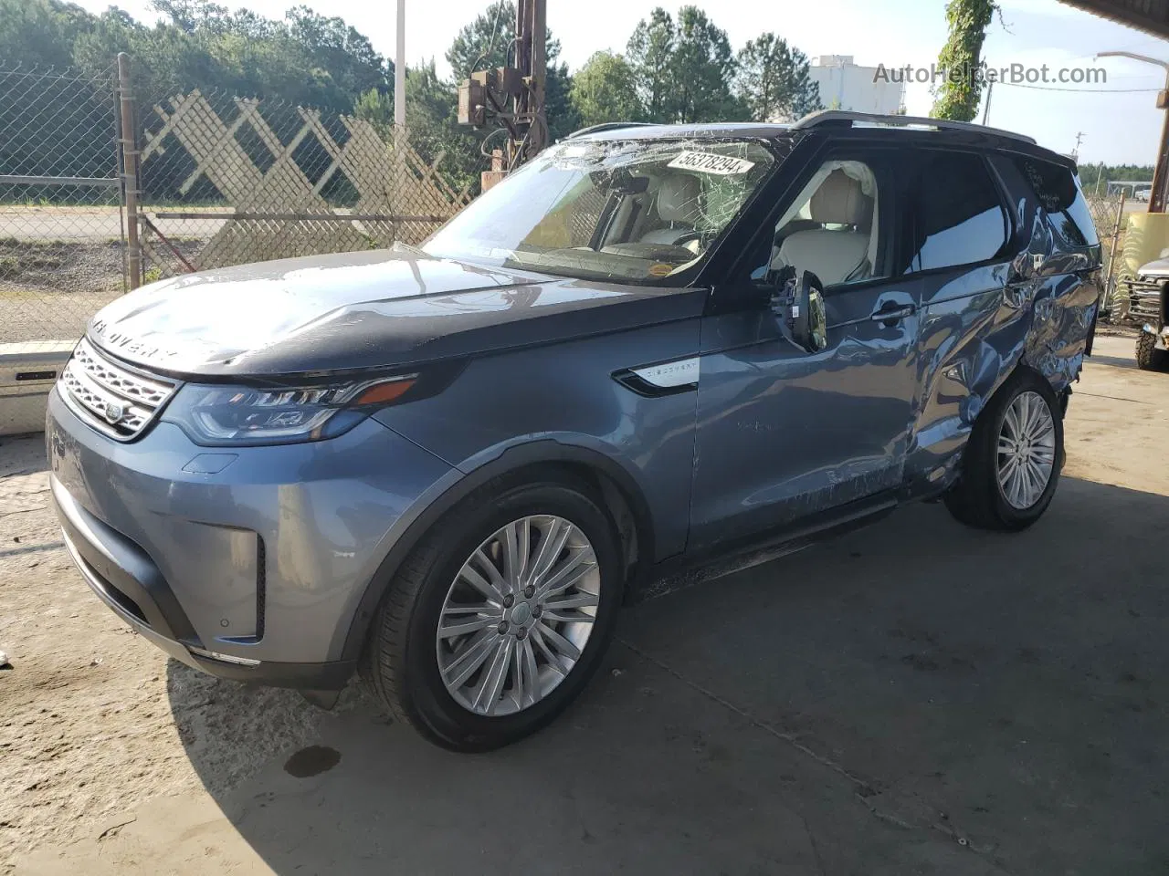 2019 Land Rover Discovery Hse Gray vin: SALRR2RV9K2405426