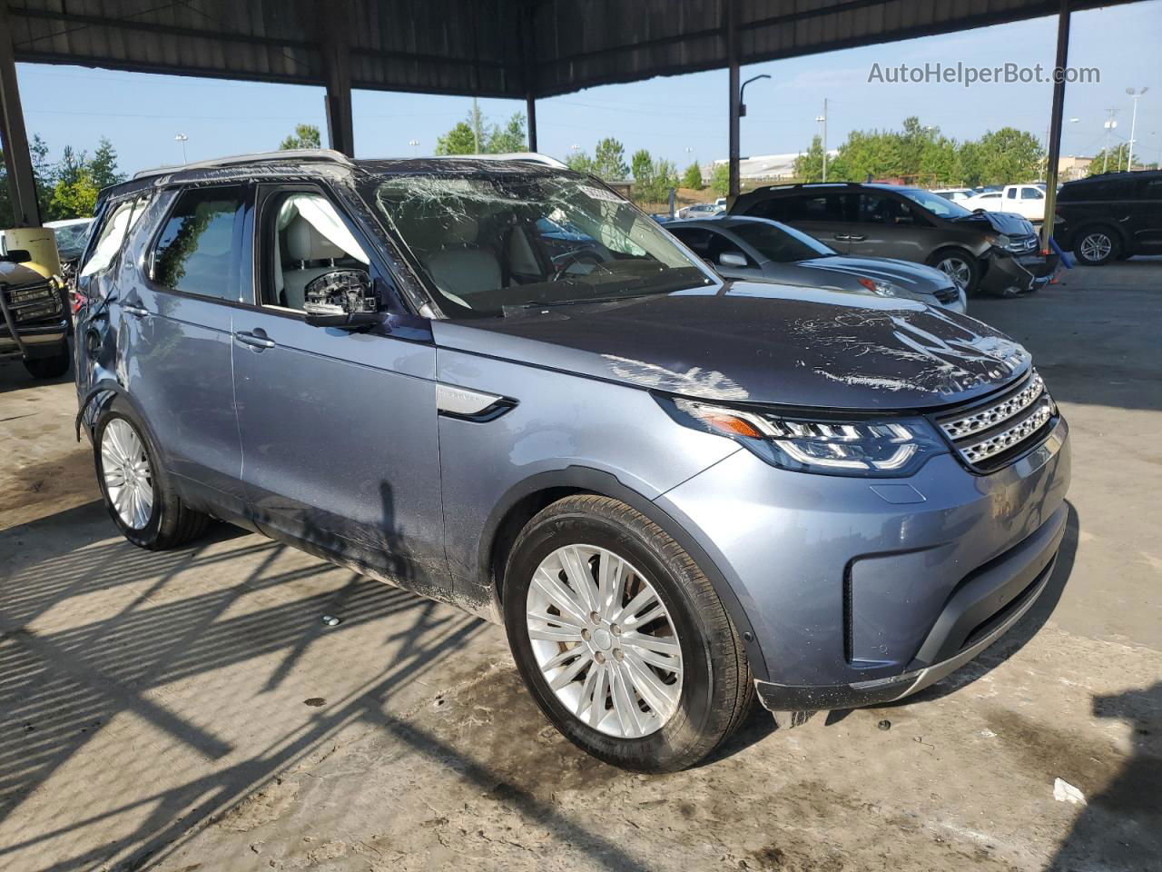 2019 Land Rover Discovery Hse Серый vin: SALRR2RV9K2405426