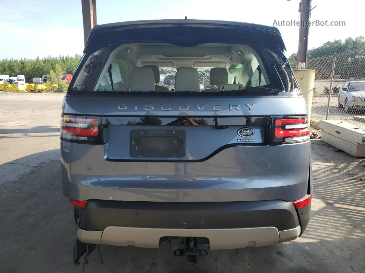 2019 Land Rover Discovery Hse Серый vin: SALRR2RV9K2405426