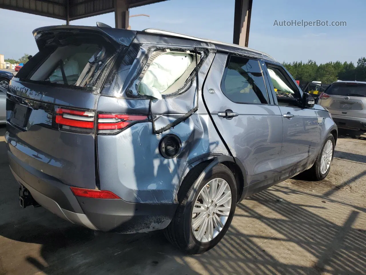 2019 Land Rover Discovery Hse Серый vin: SALRR2RV9K2405426