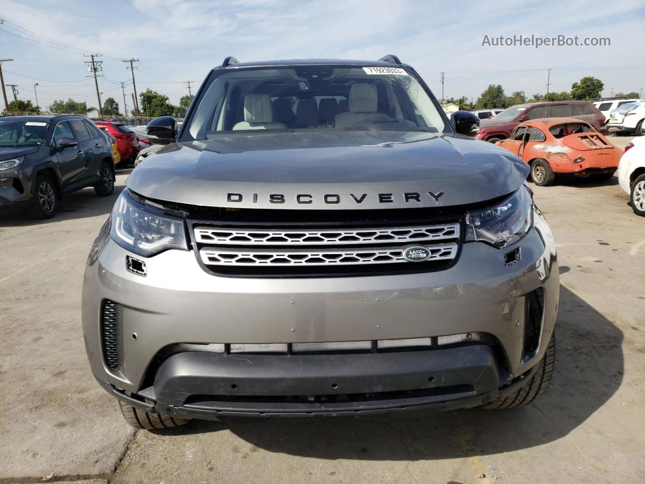 2019 Land Rover Discovery Hse Luxury Серый vin: SALRT2RK5K2410520