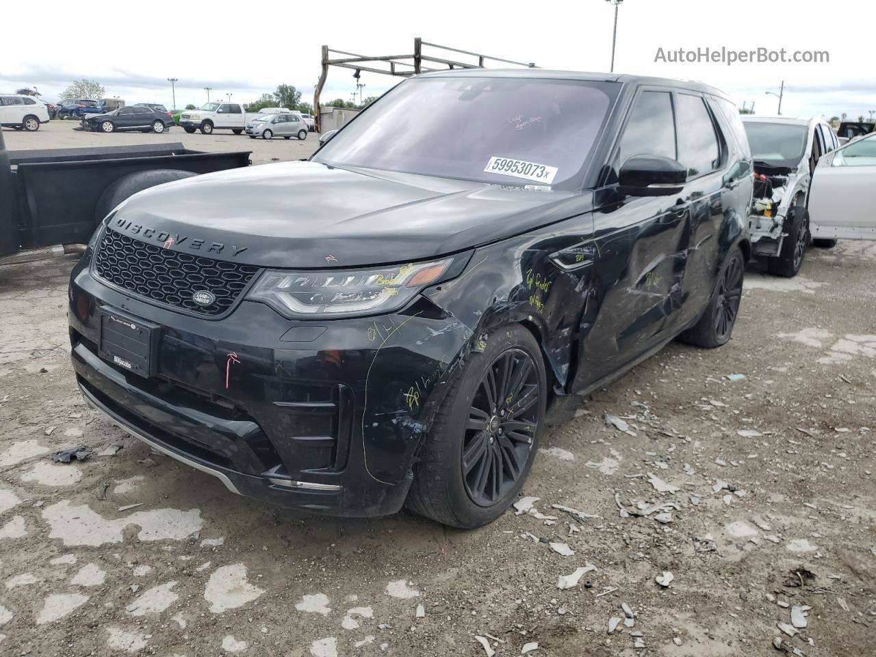 2019 Land Rover Discovery Hse Luxury Black vin: SALRT2RV1K2406345