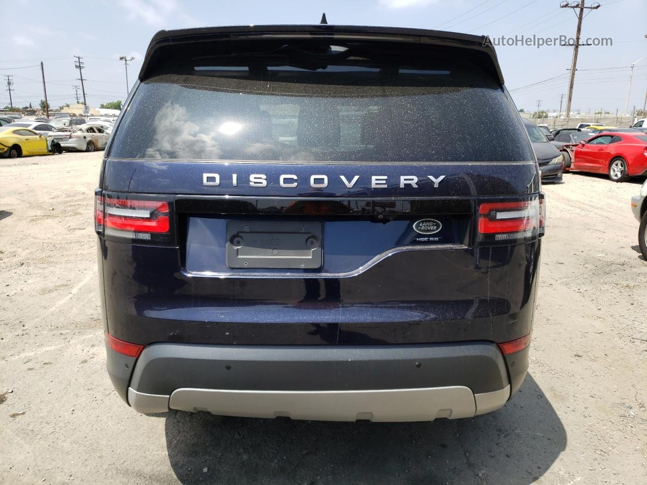 2019 Land Rover Discovery Hse Luxury Синий vin: SALRT2RV8KA095454