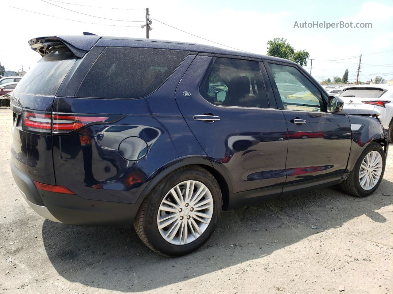 2019 Land Rover Discovery Hse Luxury Blue vin: SALRT2RV8KA095454