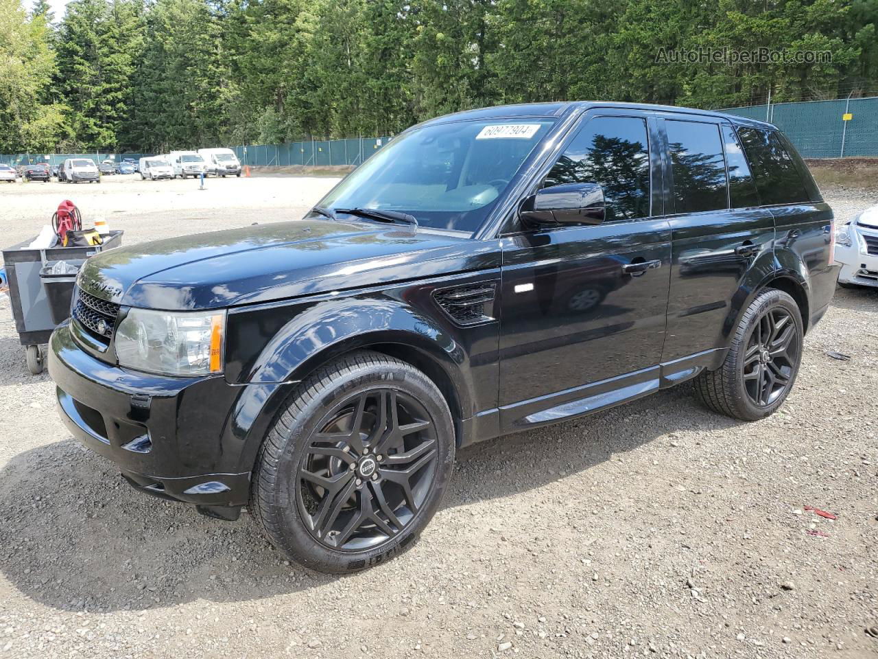 2011 Land Rover Range Rover Sport Hse Black vin: SALSF2D40BA273963