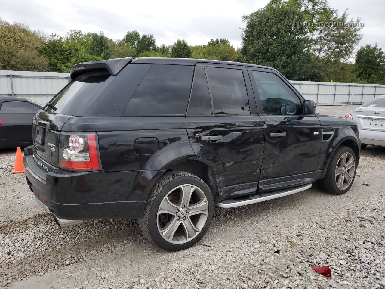 2011 Land Rover Range Rover Sport Hse Черный vin: SALSF2D40BA299057