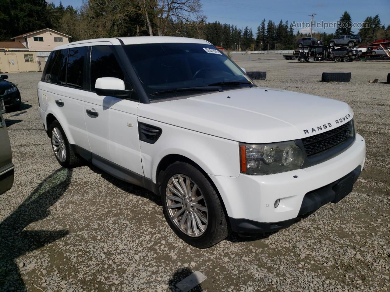 2011 Land Rover Range Rover Sport Hse White vin: SALSF2D42BA266240