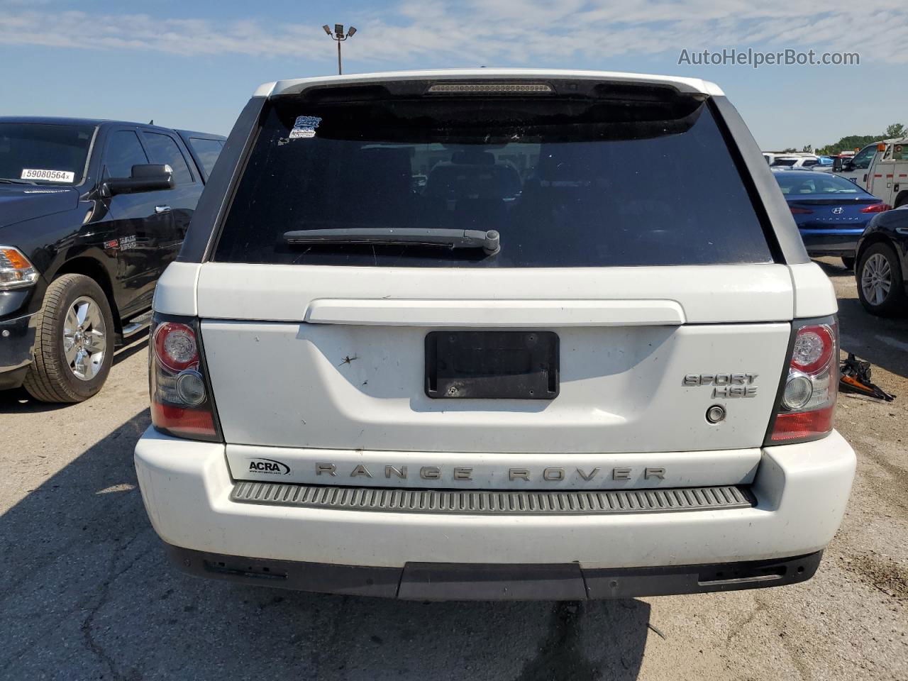 2011 Land Rover Range Rover Sport Hse Белый vin: SALSF2D43BA280521