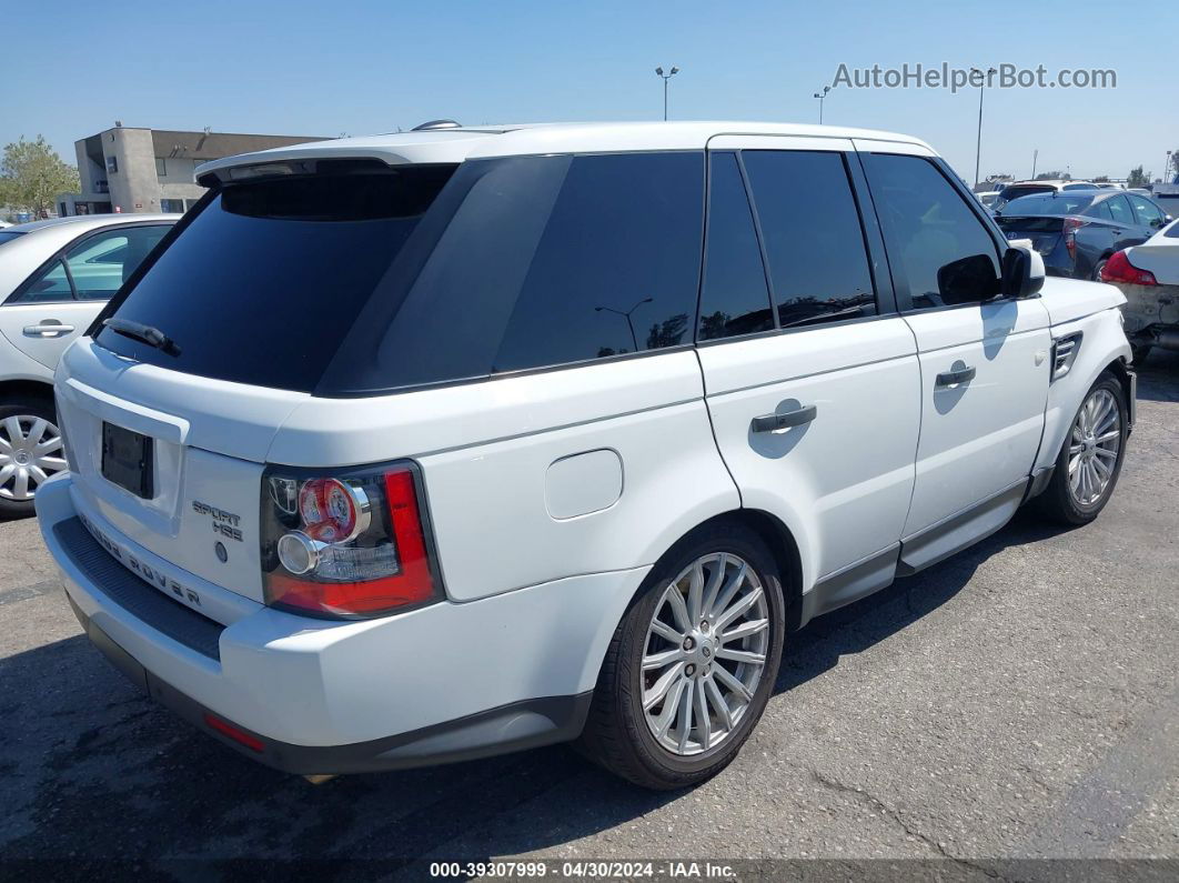 2011 Land Rover Range Rover Sport Hse White vin: SALSF2D43BA703047