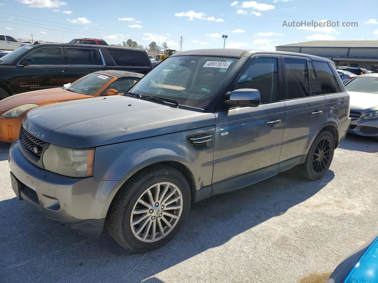 2011 Land Rover Range Rover Sport Hse Серый vin: SALSF2D44BA284190