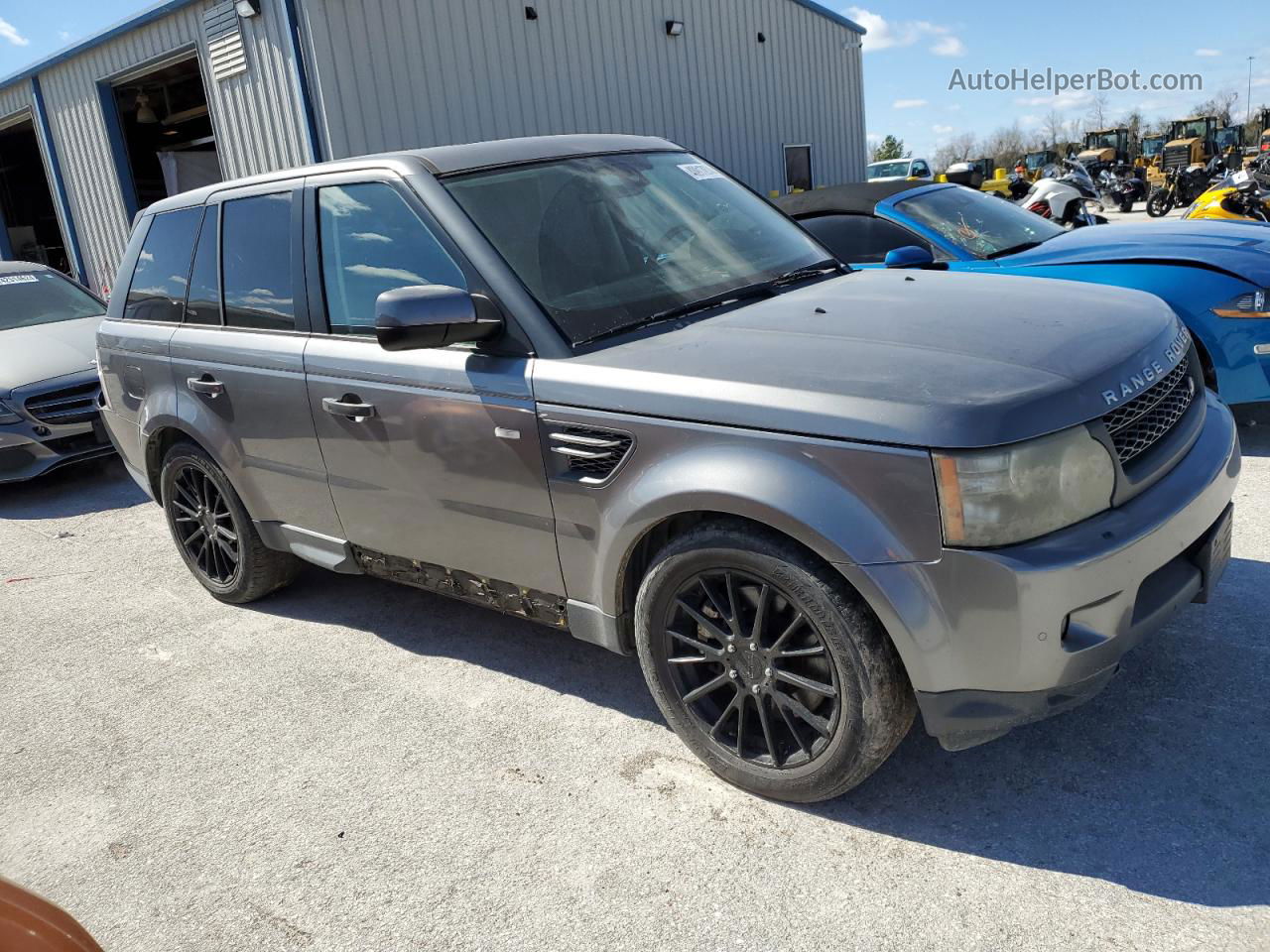 2011 Land Rover Range Rover Sport Hse Gray vin: SALSF2D44BA284190