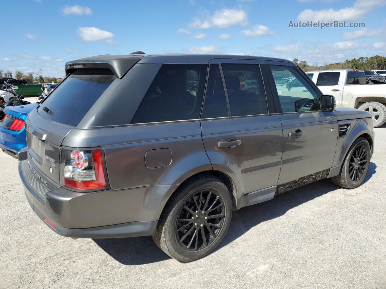 2011 Land Rover Range Rover Sport Hse Gray vin: SALSF2D44BA284190