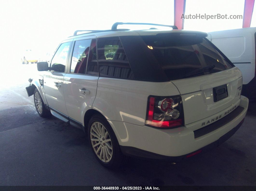 2011 Land Rover Range Rover Sport Hse White vin: SALSF2D44BA704272