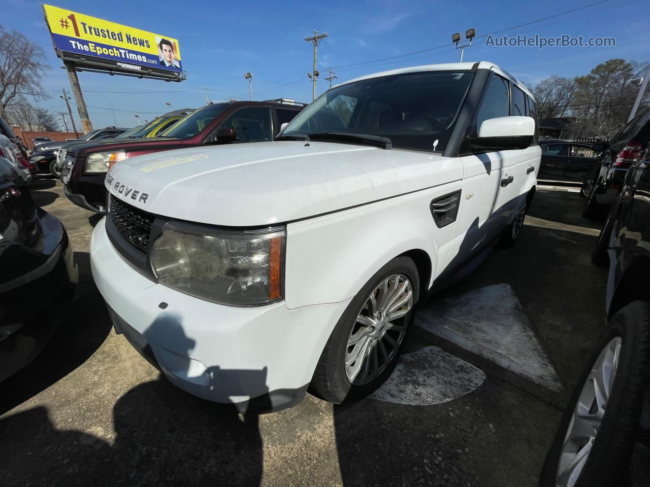 2011 Land Rover Range Rover Sport Hse White vin: SALSF2D45BA266832